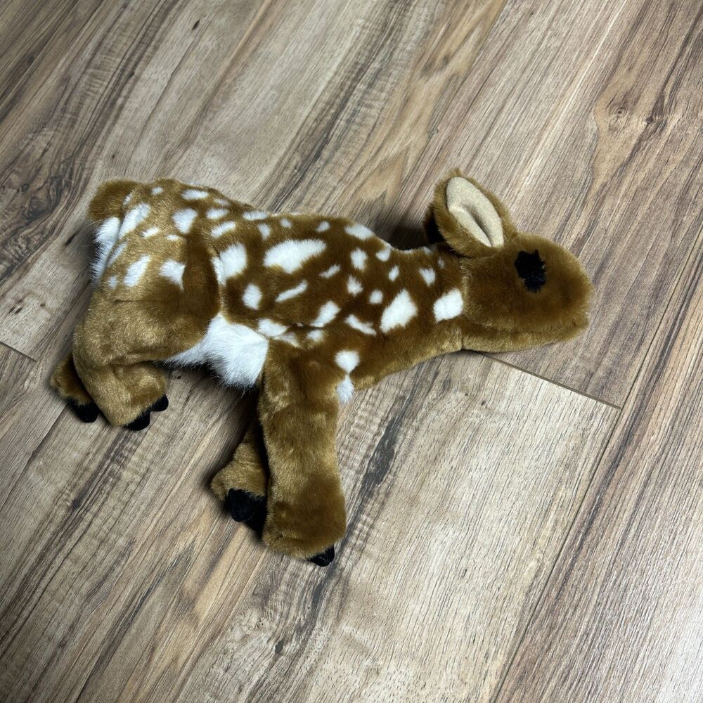 Folkmanis Spotted FAWN  Hand Puppet Plush Baby Deer 13" long